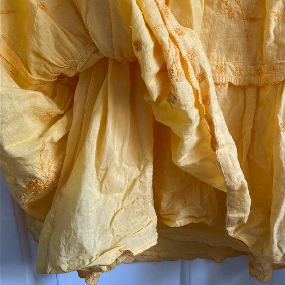 Urban Outfitters Yellow Embroidered Dress - Picture 5 of 13